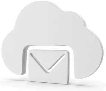 a white cloud with a message in it