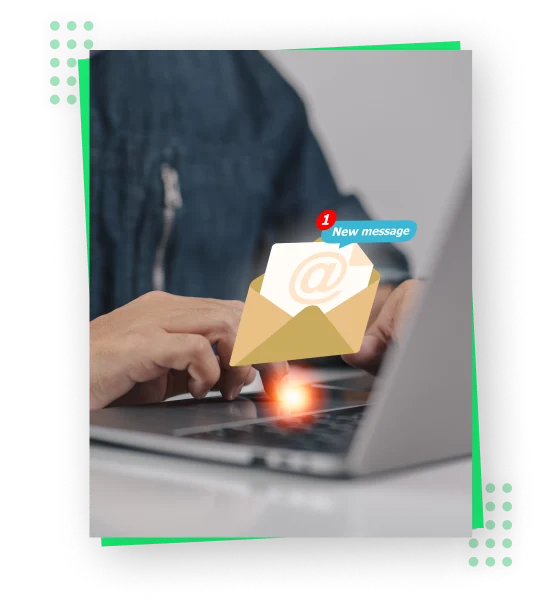 a person typing on a laptop